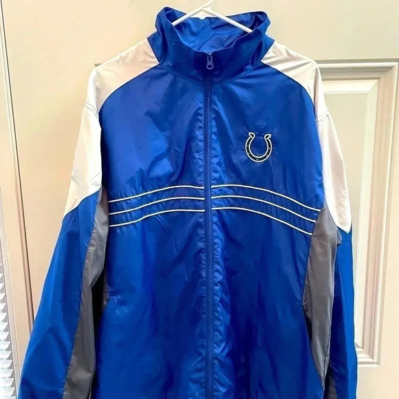 NFL Indianapolis Colts SI Windbreaker Jacket Sz XL - Picture 2 of 5